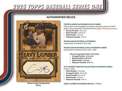 2025 Topps Series 1 Baseball MLB Hobby Jumbo Box - Taass discount