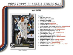 2025 Topps Series 1 Baseball MLB Hobby Box - Taass for sale