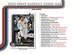 2025 Topps Series 1 Baseball MLB Blaster Box - Taass US