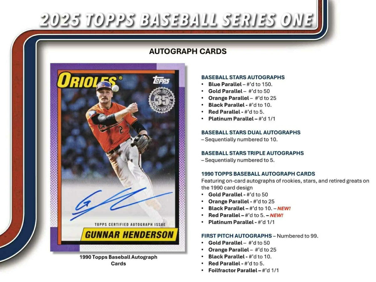 2025 Topps Series 1 Baseball MLB Blaster Box - Taass US