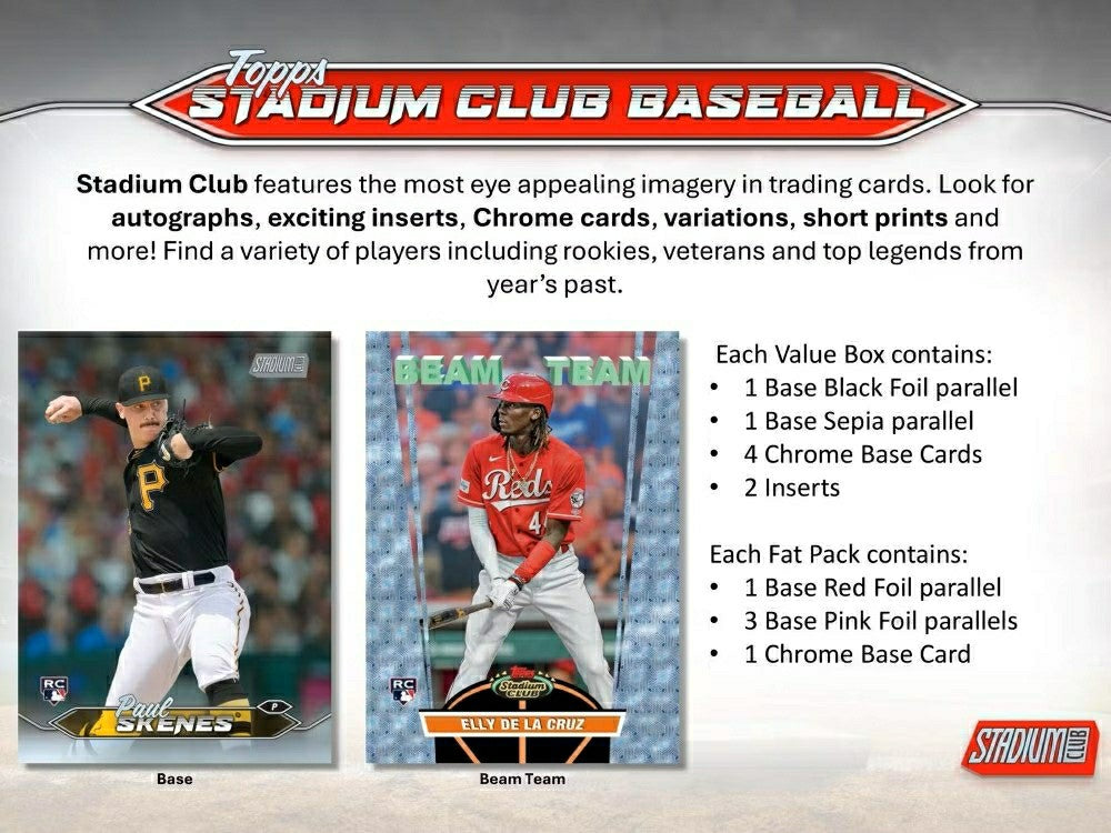 2024 Topps Stadium Club Baseball MLB Blaster Box - Taass discount