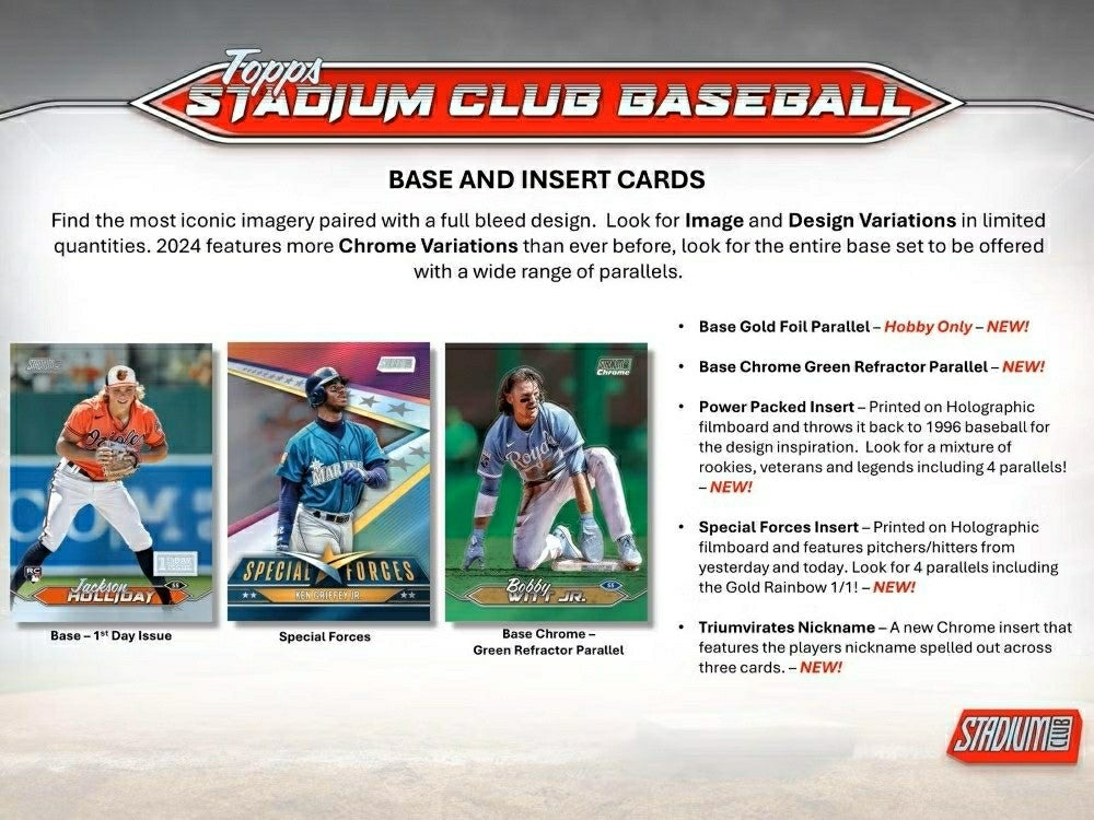 2024 Topps Stadium Club Baseball MLB Blaster Box - Taass discount