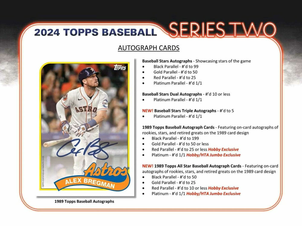 2024 Topps Series 2 Baseball MLB Jumbo Hobby Box - Taass online