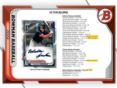 2024 Bowman Baseball MLB Hobby Pack - Taass sale
