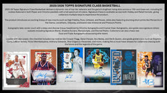 2025/26 Topps Signature Class Basketball NBA Mega Box - Taass for sale