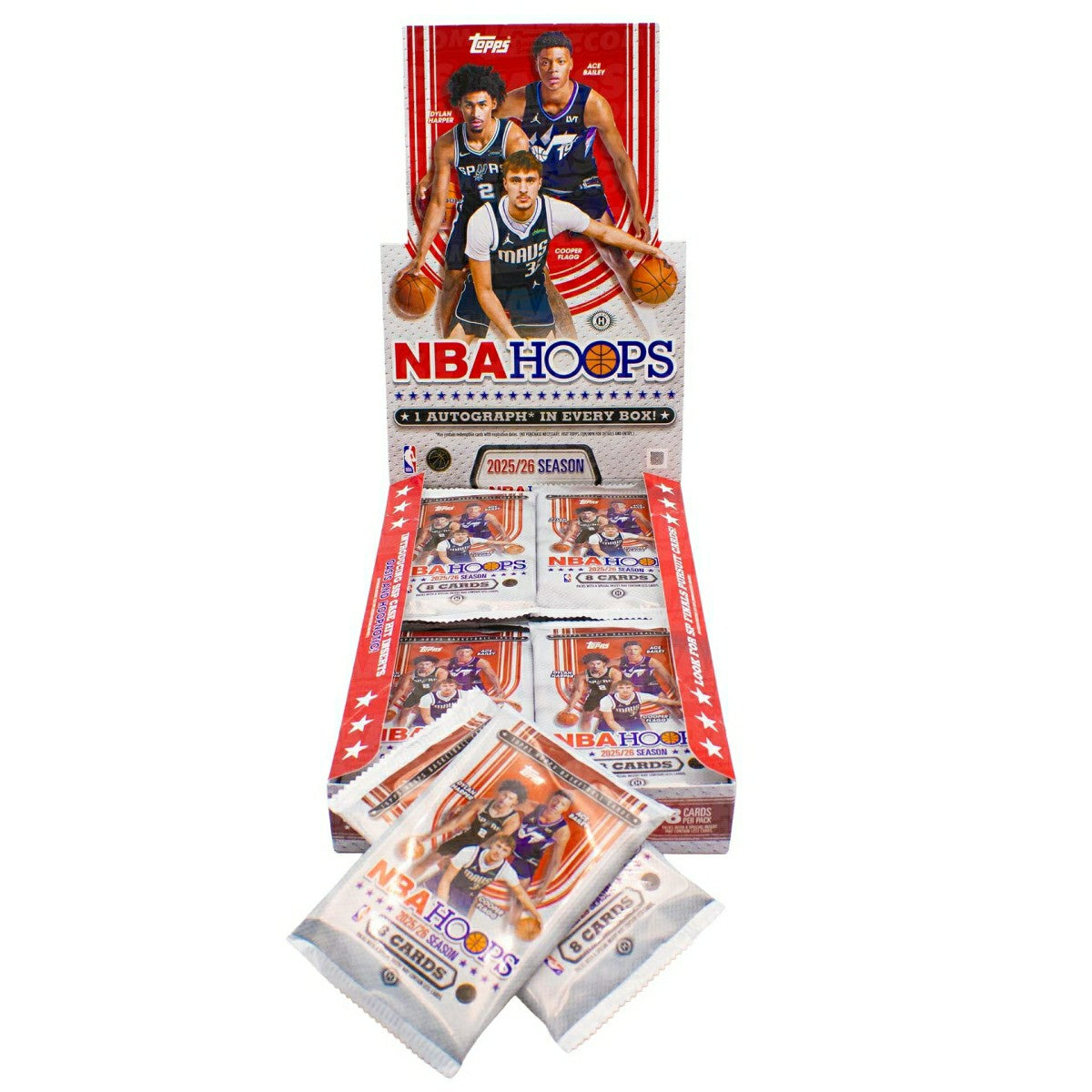 2025/26 Topps NBA Hoops Basketball Hobby Box - Taass for sale