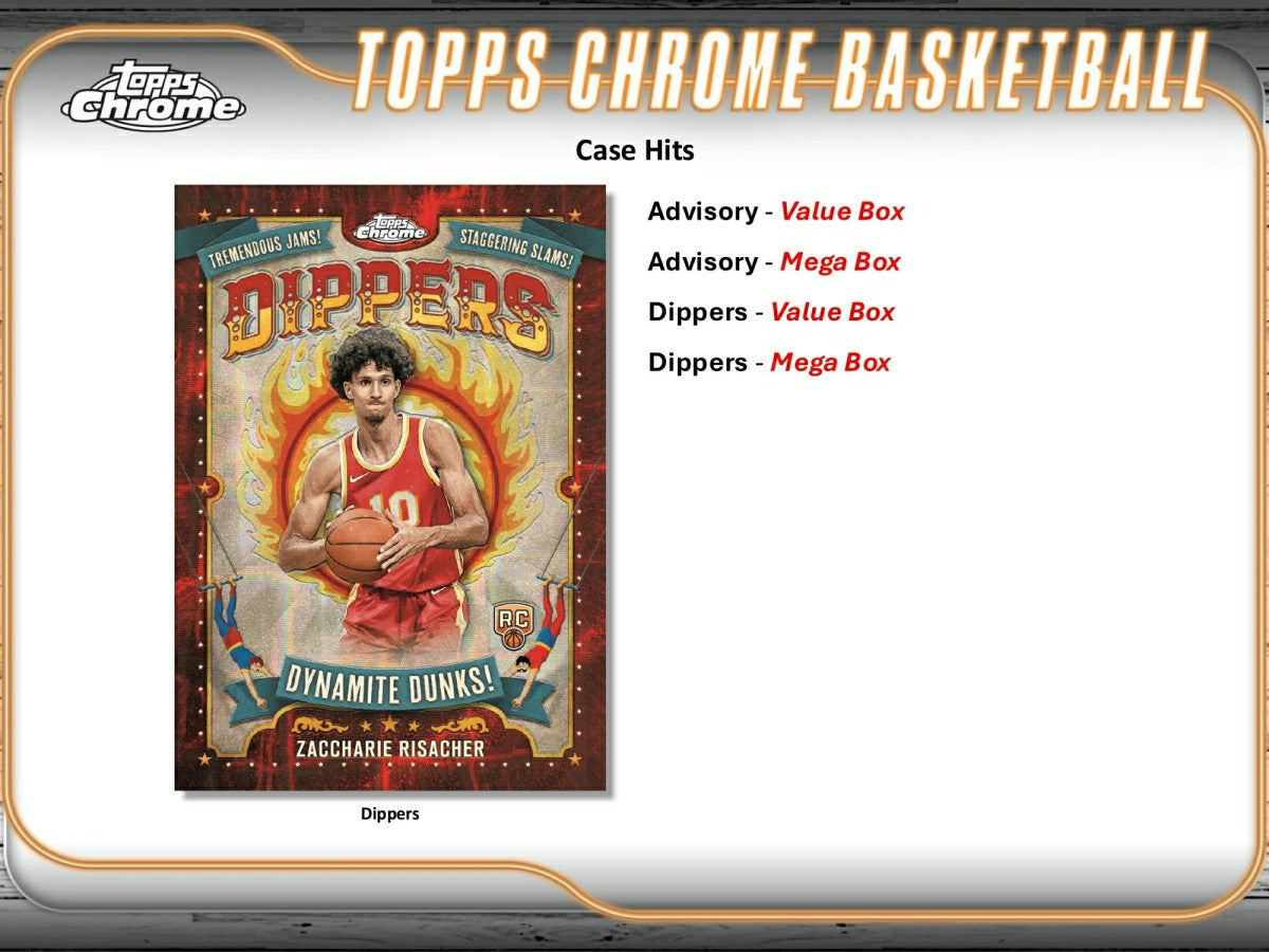 2024/25 Topps Chrome Basketball Blaster Box - Taass for sale