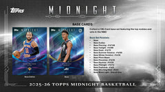 2025/26 Topps Midnight Basketball NBA Hobby Box - Taass online