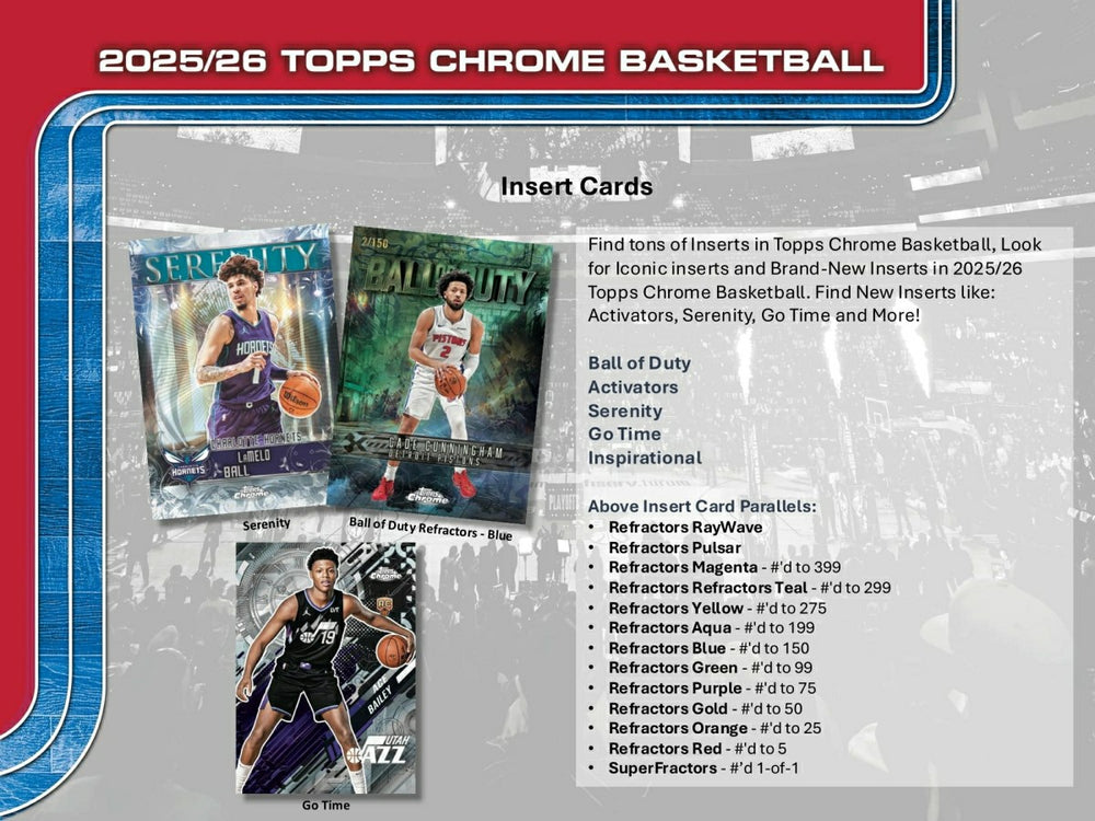 2025/26 Topps Chrome NBA Basketball Blaster Box - Taass near me
