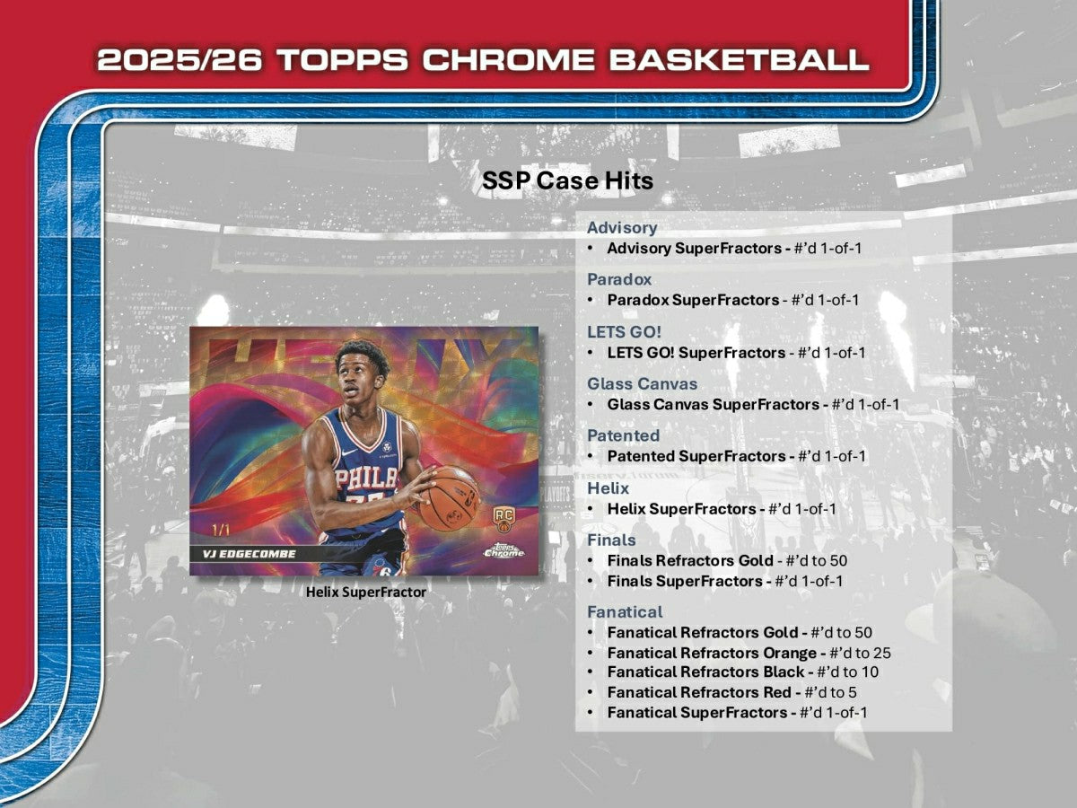2025/26 Topps Chrome NBA Basketball Blaster Box - Taass near me