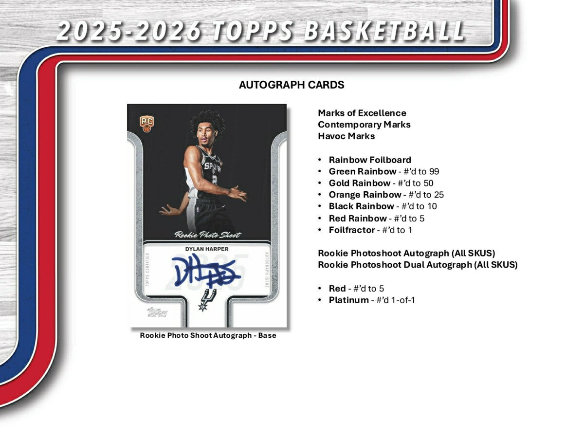 2025/26 Topps NBA Basketball JUMBO Hobby Box - Taass discount