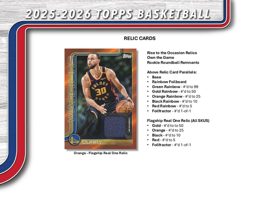 2025/26 Topps NBA Basketball Hobby Box - Taass for sale