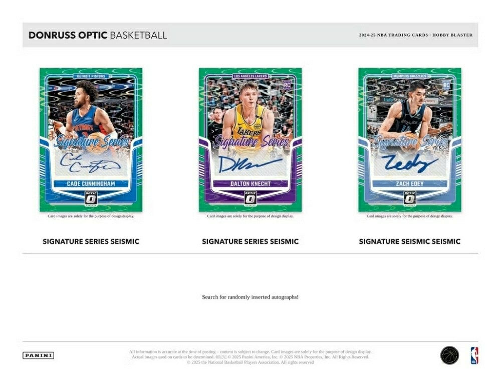 2024/25 Panini Donruss Optic Basketball NBA Retail Box - Taass near me