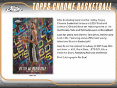 2024/25 Topps Chrome Basketball Hobby Box - Taass near me
