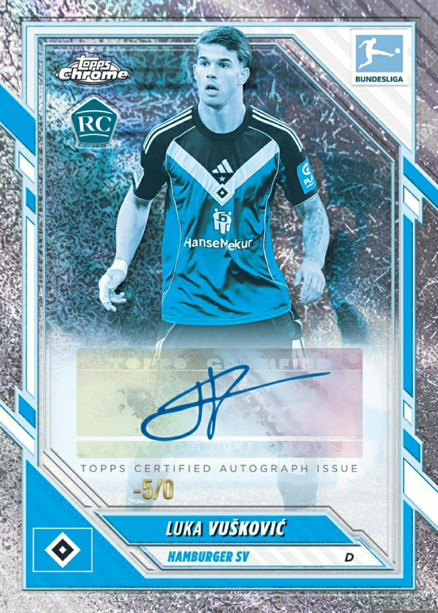 2025/26 Topps Chrome Bundesliga Football Blaster Box - Taass sale