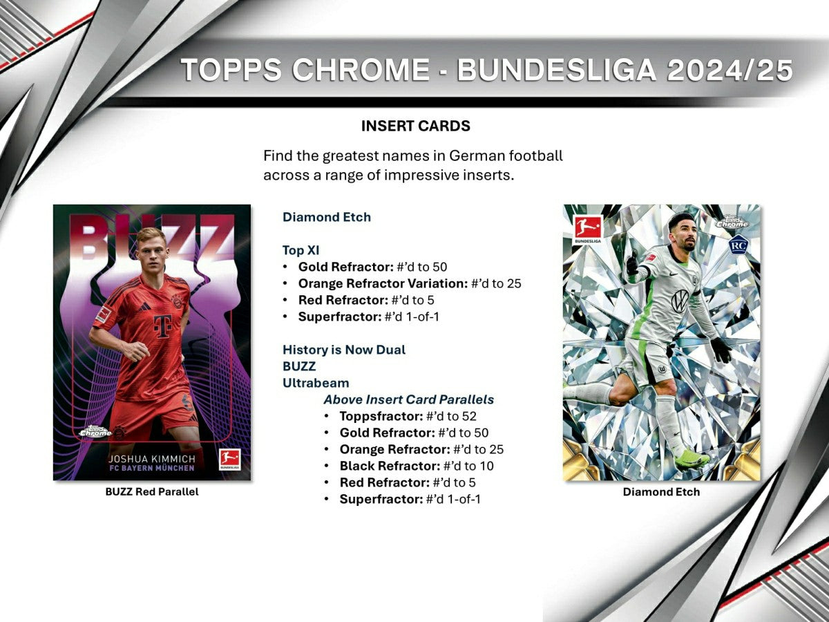 2024/25 Topps Chrome Bundesliga Football Hobby Box - Taass discount