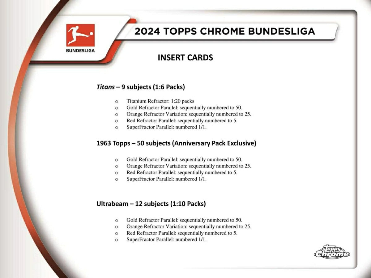 2023/24 Topps Chrome Bundesliga Soccer Hobby Box - Taass for sale