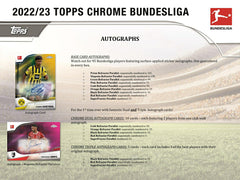 2022/23 Topps Chrome Bundesliga Soccer Hobby Box - Taass online