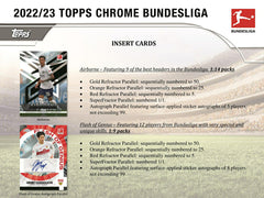 2022/23 Topps Chrome Bundesliga Soccer Hobby Box - Taass online