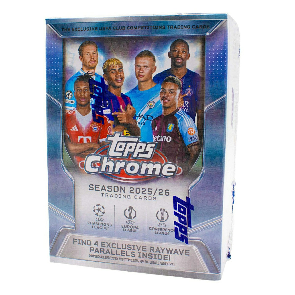 2025/26 Topps Chrome UEFA Club Competitions Football Blaster Box - Taass sale