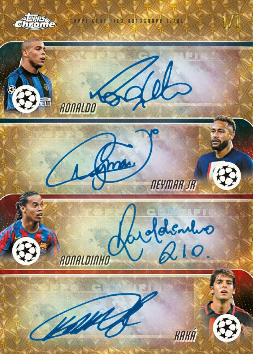 2025/26 Topps Chrome UEFA Club Competitions Football Hobby Pack - Taass US