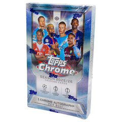 2025/26 Topps Chrome UEFA Club Competitions Football Hobby Box - Taass sale