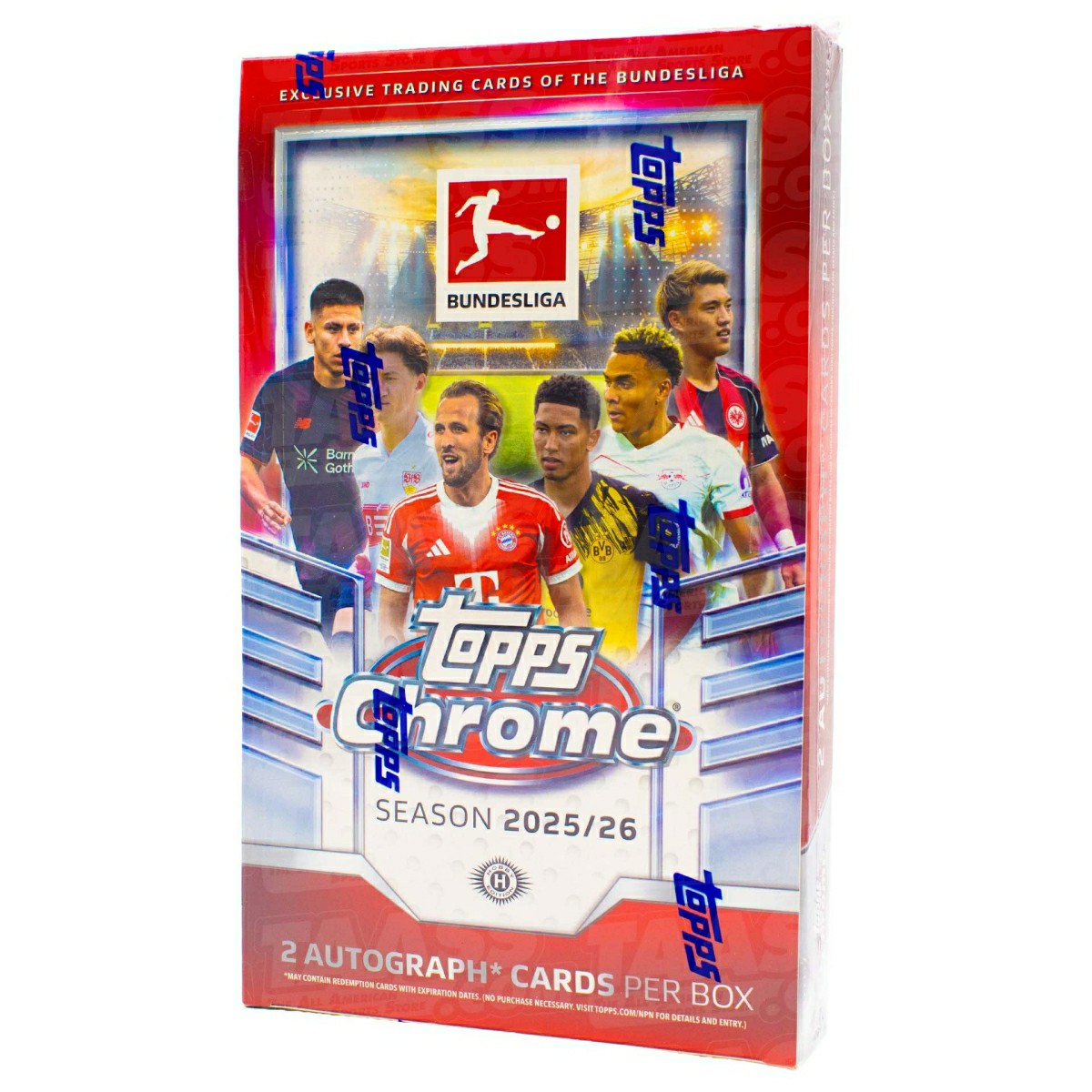 2025/26 Topps Chrome Bundesliga Football Hobby Box - Taass discount