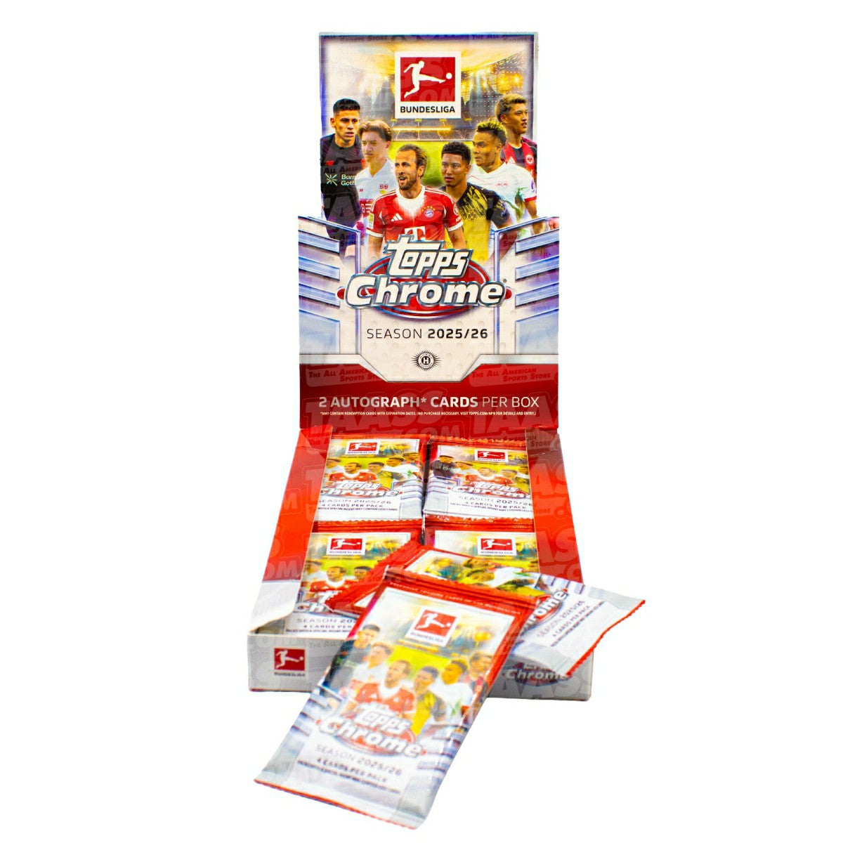 2025/26 Topps Chrome Bundesliga Football Hobby Box - Taass discount