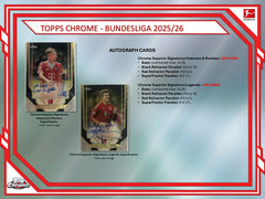2025/26 Topps Chrome Bundesliga Football Hobby Box - Taass discount