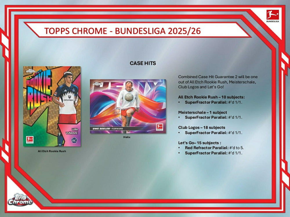 2025/26 Topps Chrome Bundesliga Football Hobby Box - Taass discount