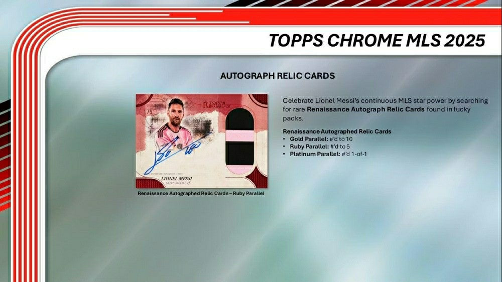2025 Topps Chrome MLS Soccer Blaster Box - Taass US