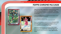 2025 Topps Chrome MLS Soccer Hobby Box - Taass sale