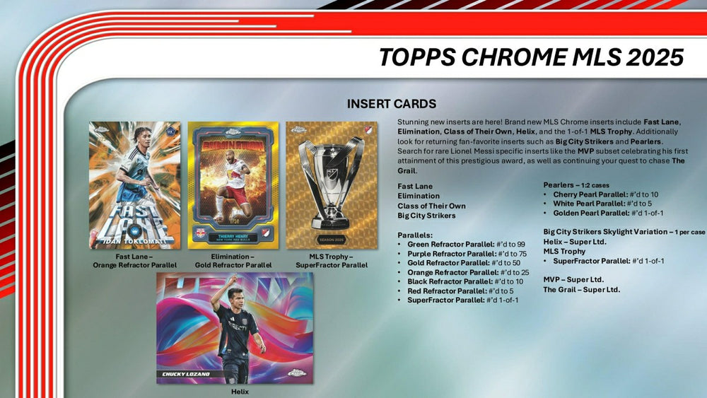2025 Topps Chrome MLS Soccer Hobby Box - Taass sale