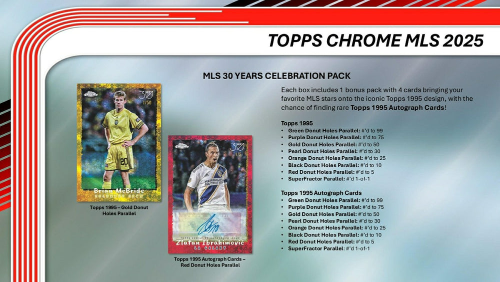2025 Topps Chrome MLS Soccer Hobby Box - Taass sale
