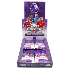 2025/26 Topps Chrome Premier League Soccer EPL Hobby Pack - Taass for sale