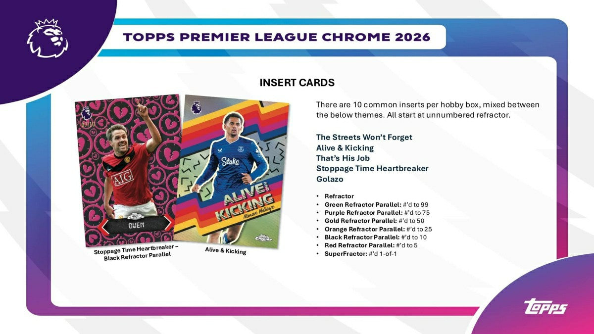 2025/26 Topps Chrome Premier League Soccer EPL Hobby Pack - Taass for sale