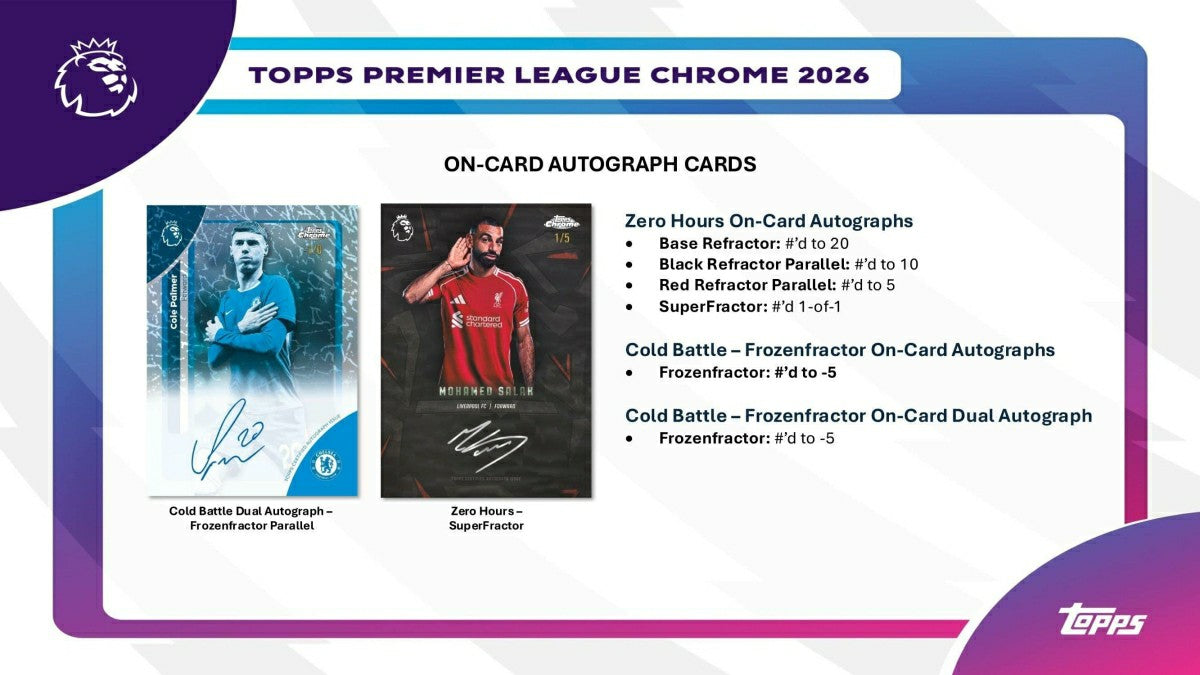 2025/26 Topps Chrome Premier League Soccer EPL Hobby Pack - Taass for sale