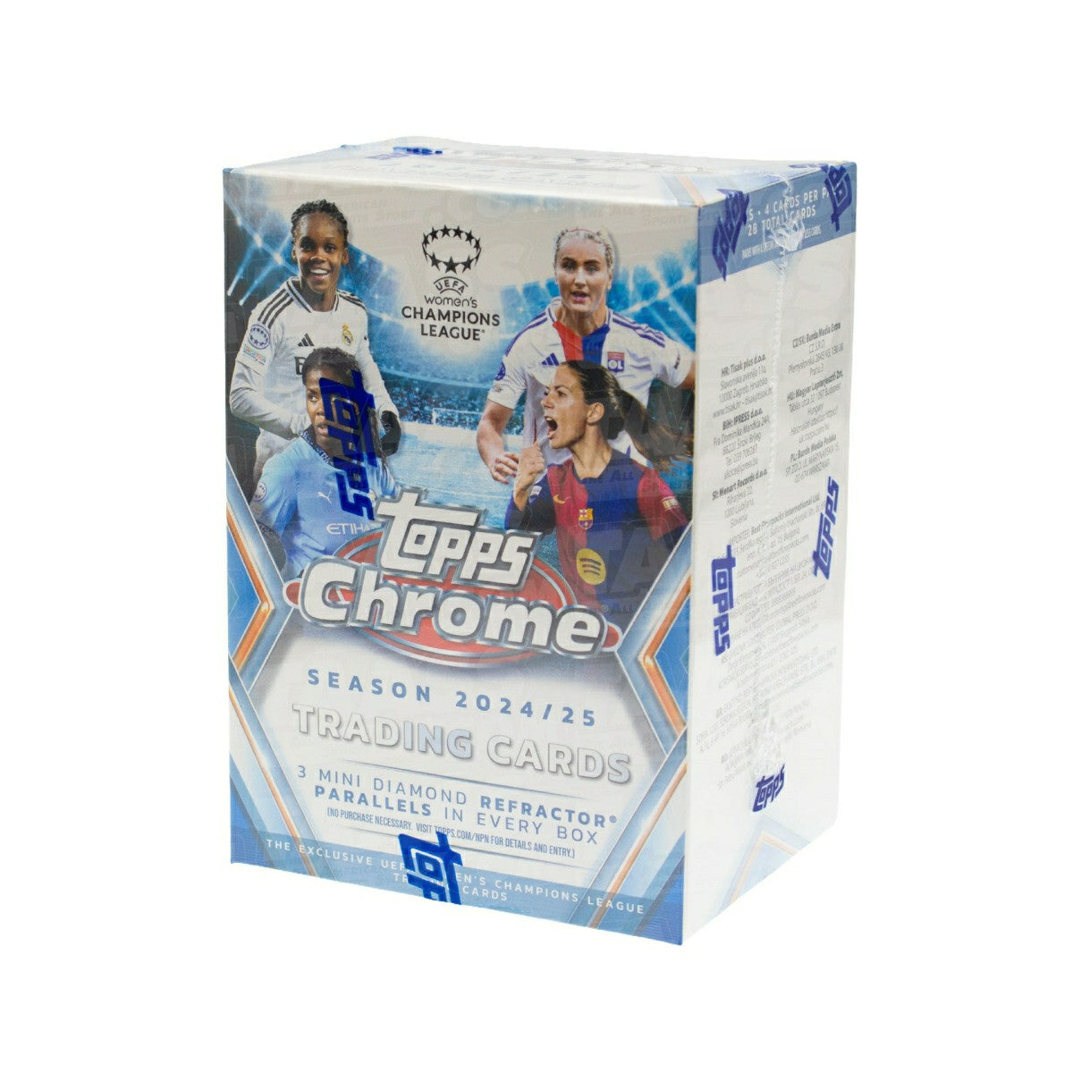 2024/25 Topps Chrome UEFA Women's Champions League Football Blaster Box - Taass near me