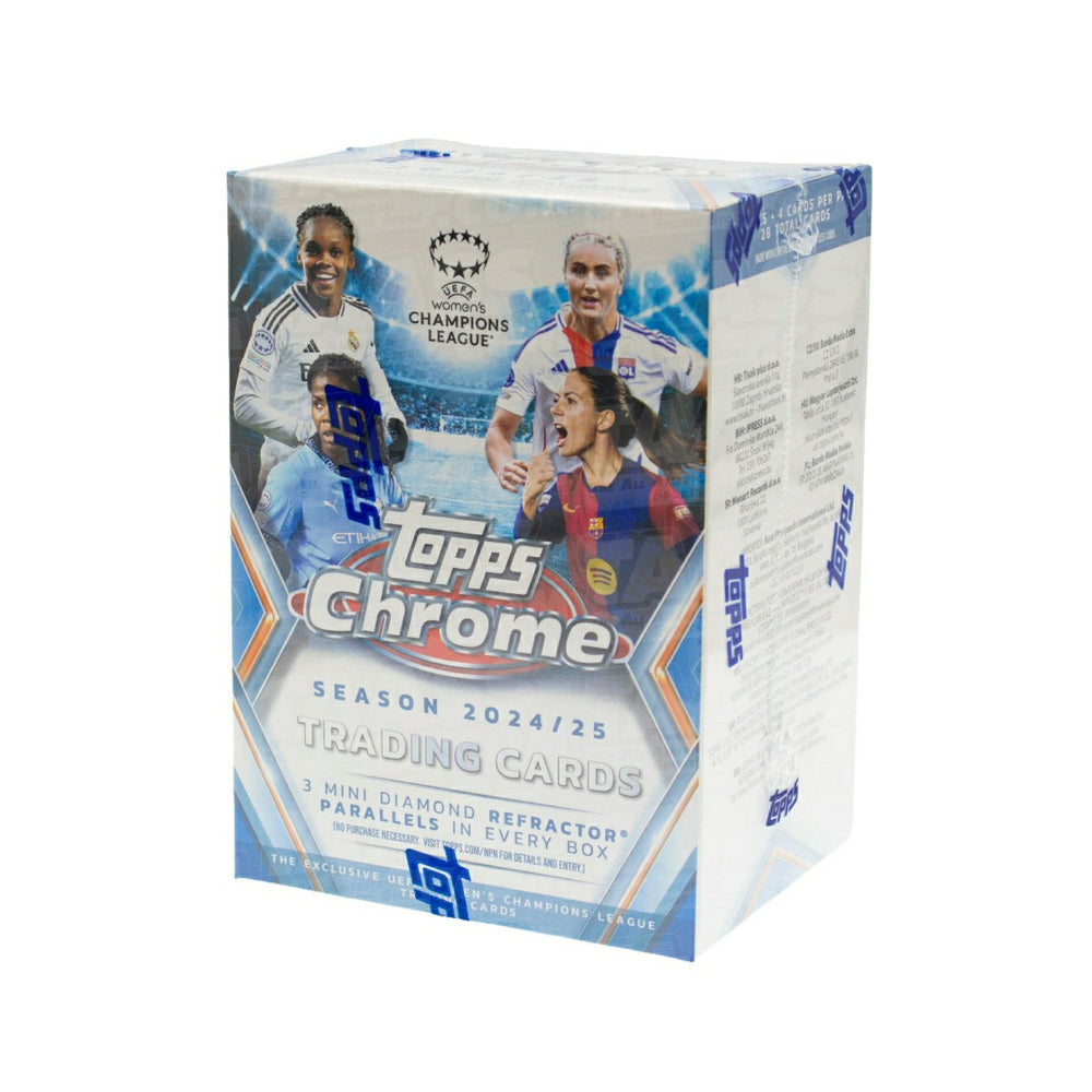 2024/25 Topps Chrome UEFA Women's Champions League Football Blaster Box - Taass near me