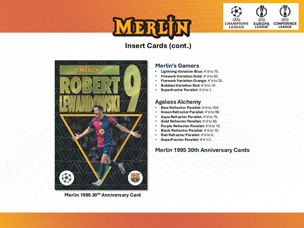 2024/25 Topps Chrome Merlin UEFA Club Competitions Football Blaster Box - Taass for sale