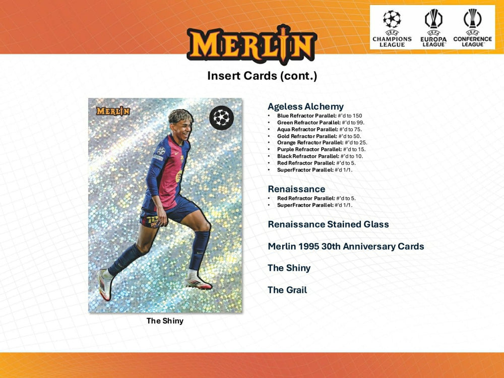 2024/25 Topps Chrome Merlin UEFA Club Competitions Football Hobby Box - Taass online