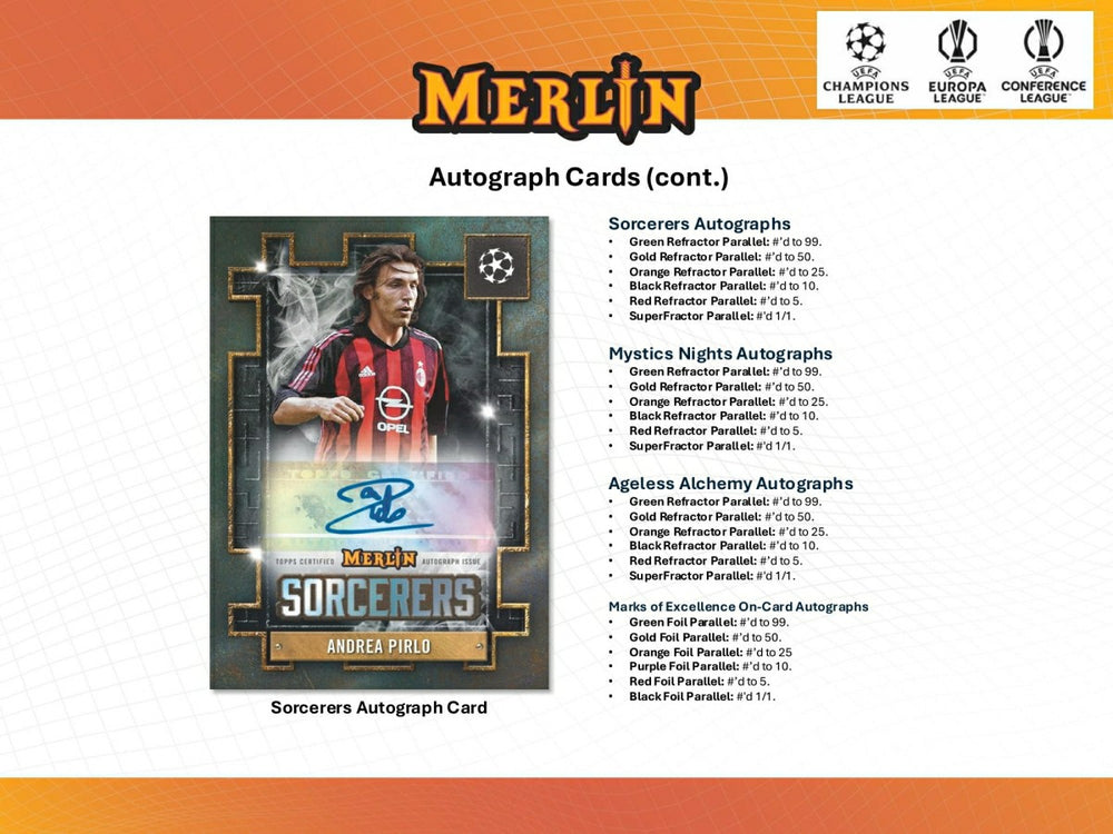 2024/25 Topps Chrome Merlin UEFA Club Competitions Football Hobby Box - Taass online