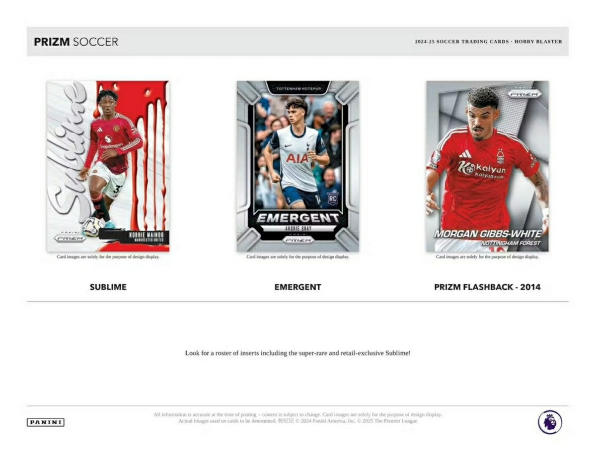 2024/25 Panini Prizm Premier League Soccer EPL Blaster Box - Taass sale