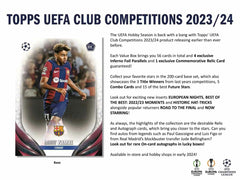 2023/24 Topps UEFA Club Competitions Soccer (Fussball) Flagship Blaster Box - Taass US