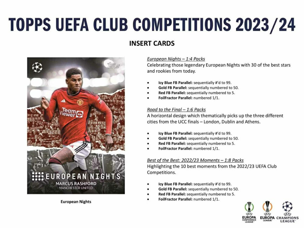 2023/24 Topps UEFA Club Competitions Soccer (Fussball) Flagship Blaster Box - Taass US
