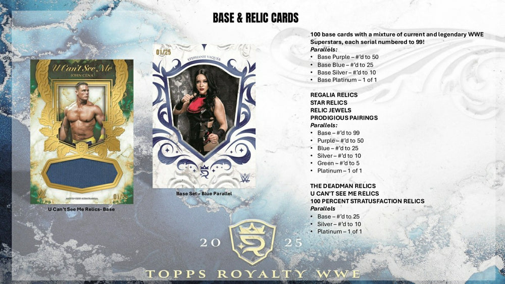2025 Topps Royalty WWE Wrestling Hobby Box - Taass online