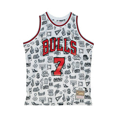 Toni Kukoč #7 Chicago Bulls Doodle Mitchell & Ness Swingman NBA Jersey - Taass near me