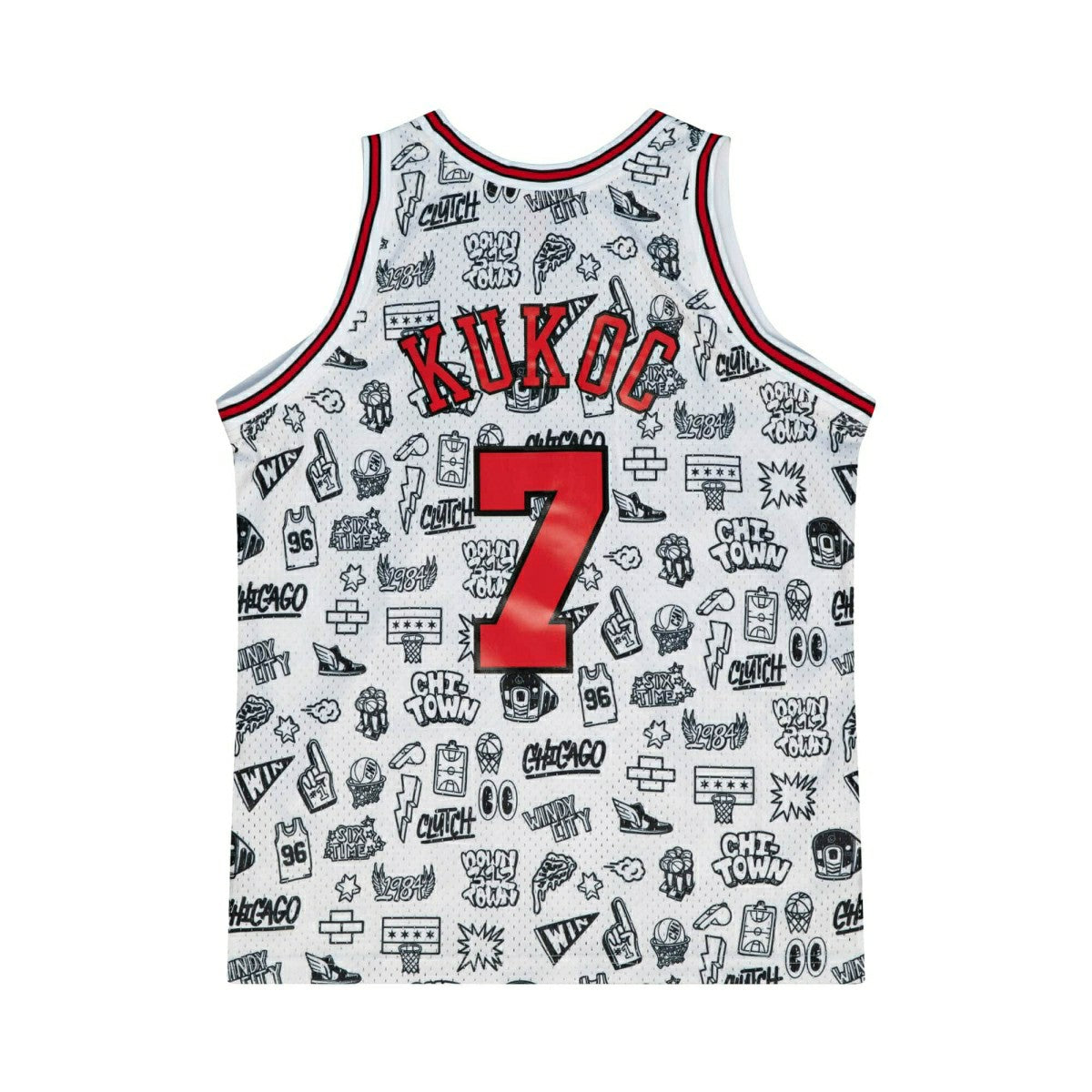 Toni Kukoč #7 Chicago Bulls Doodle Mitchell & Ness Swingman NBA Jersey - Taass near me