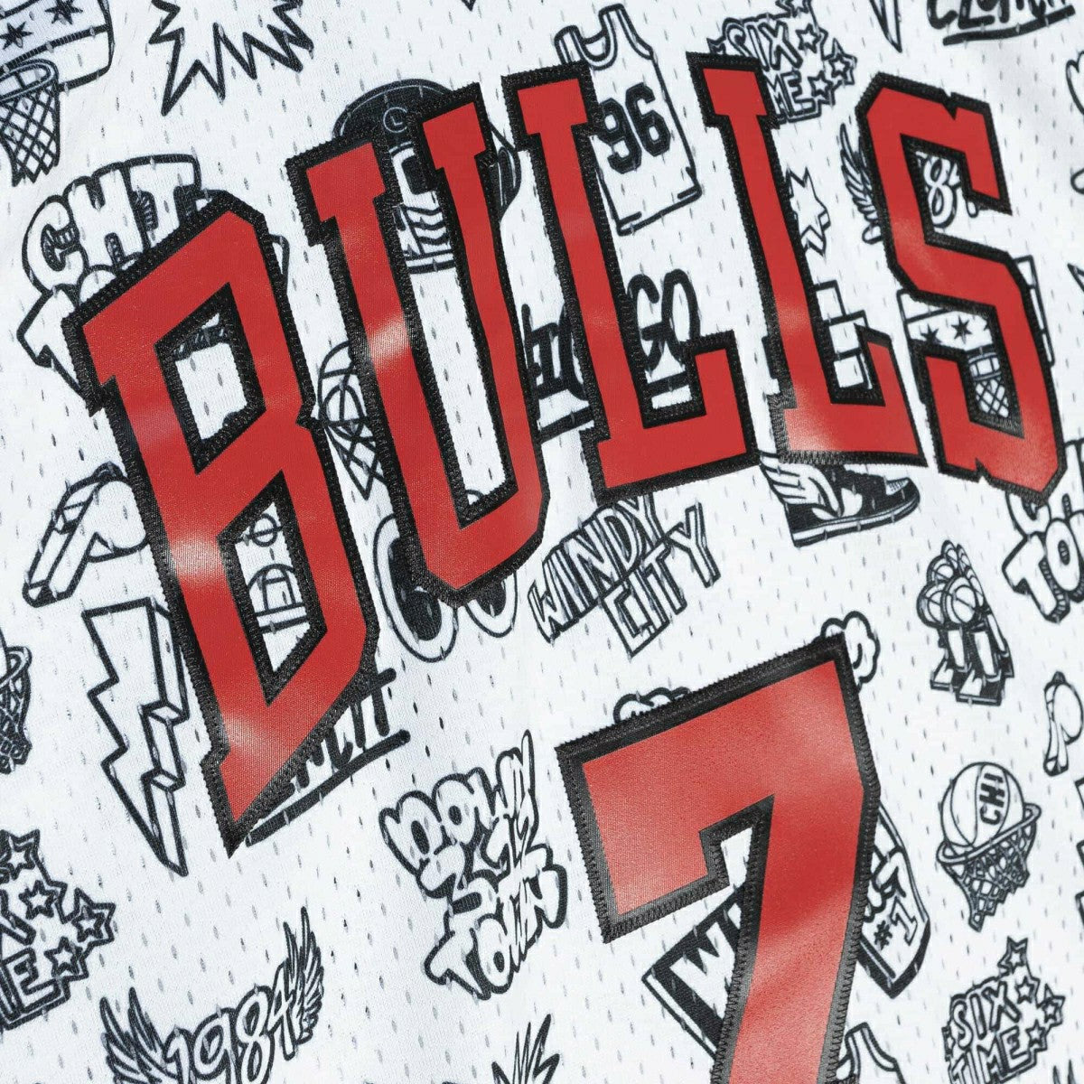 Toni Kukoč #7 Chicago Bulls Doodle Mitchell & Ness Swingman NBA Jersey - Taass near me