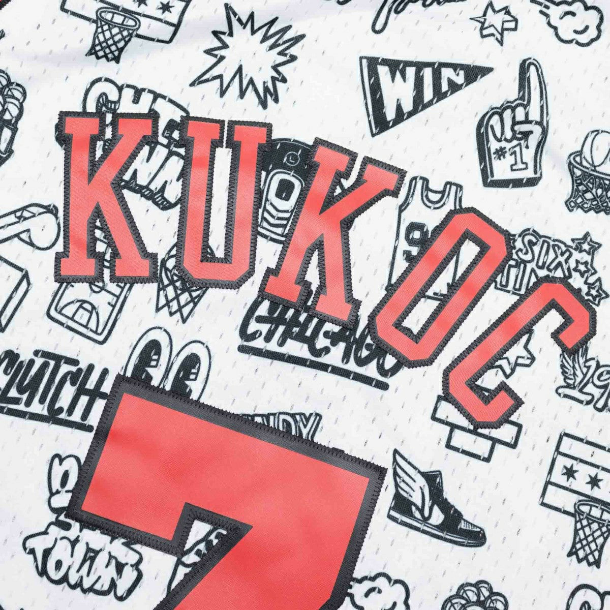 Toni Kukoč #7 Chicago Bulls Doodle Mitchell & Ness Swingman NBA Jersey - Taass near me